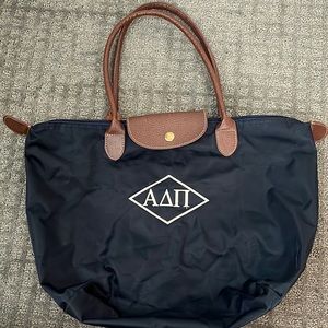 ADPi “longchamp” navy purse